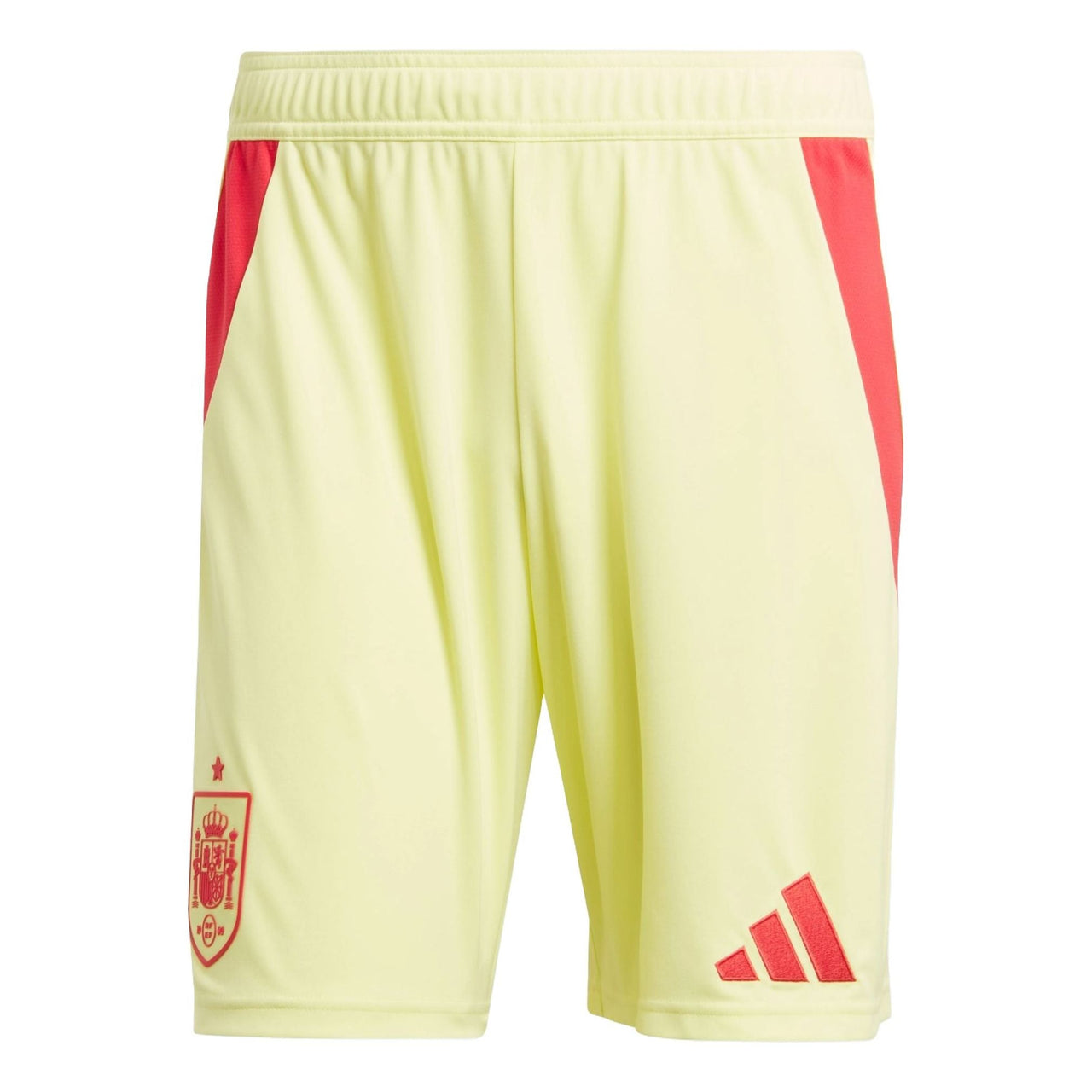 adidas Spain 24 Away Football Shorts Asia Sizing 'Yellow' IM8891