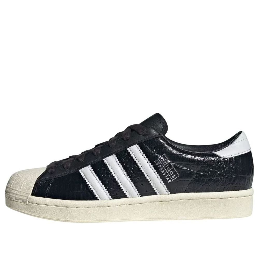 (WMNS) adidas Superstar Vintage 'Black White Croc' JH5710