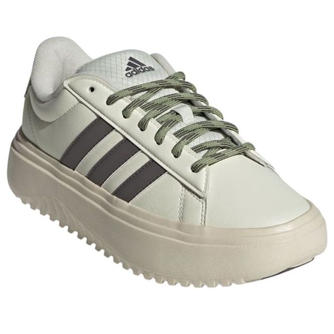 (WMNS) adidas Grand Court Platform 'Ivory Black' IH2427
