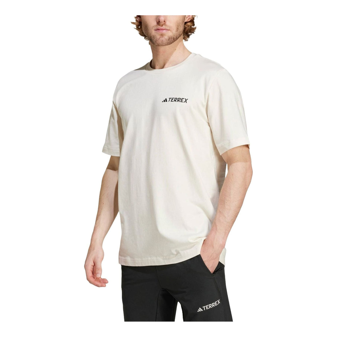 adidas Terrex Back Graphic T-Shirt Asia Sizing 'White' IZ0470
