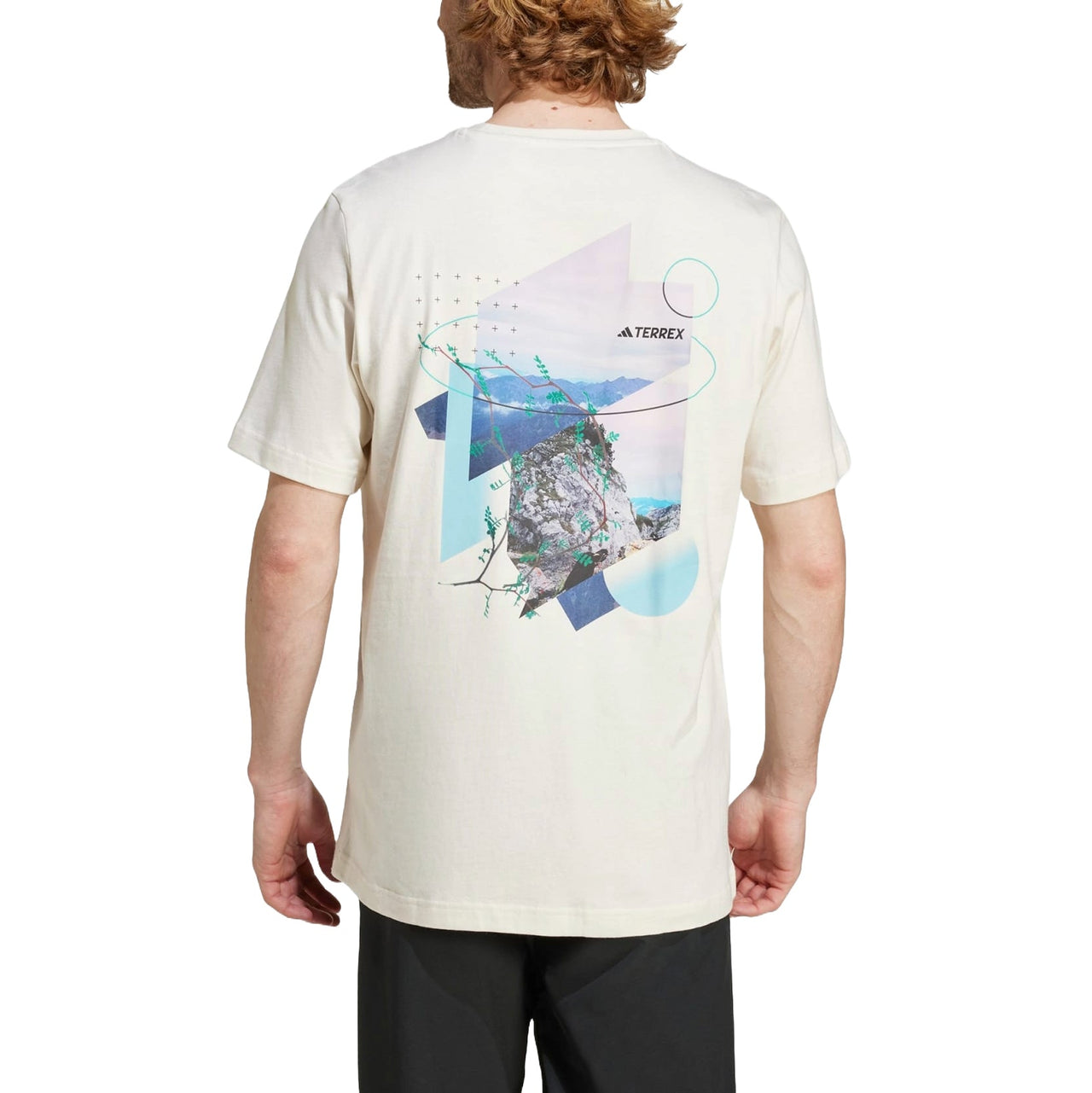 adidas Terrex Back Graphic T-Shirt Asia Sizing 'White' IZ0470