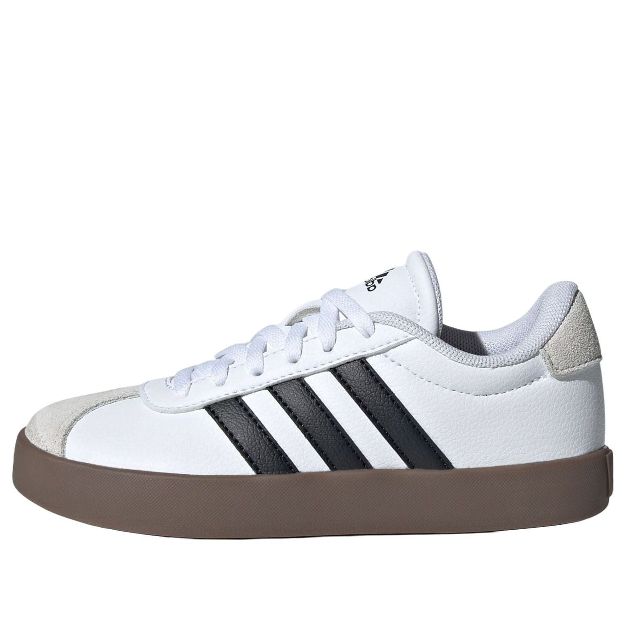 (GS) adidas VL Court 3.0 'White Black Gum' ID9062