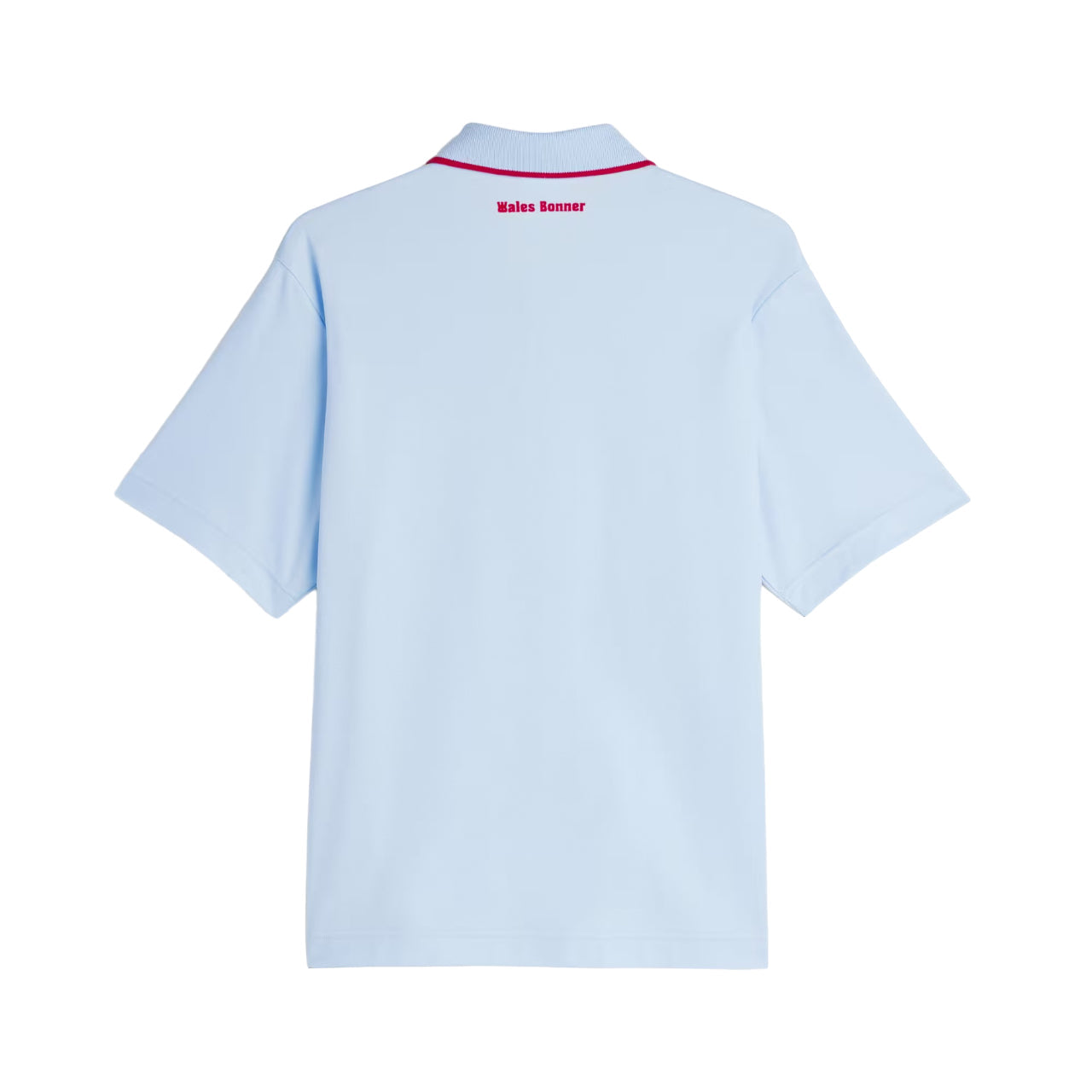 adidas x Wales Bonner Short Sleeve Polo Shirt 'Glow Blue' JJ2943