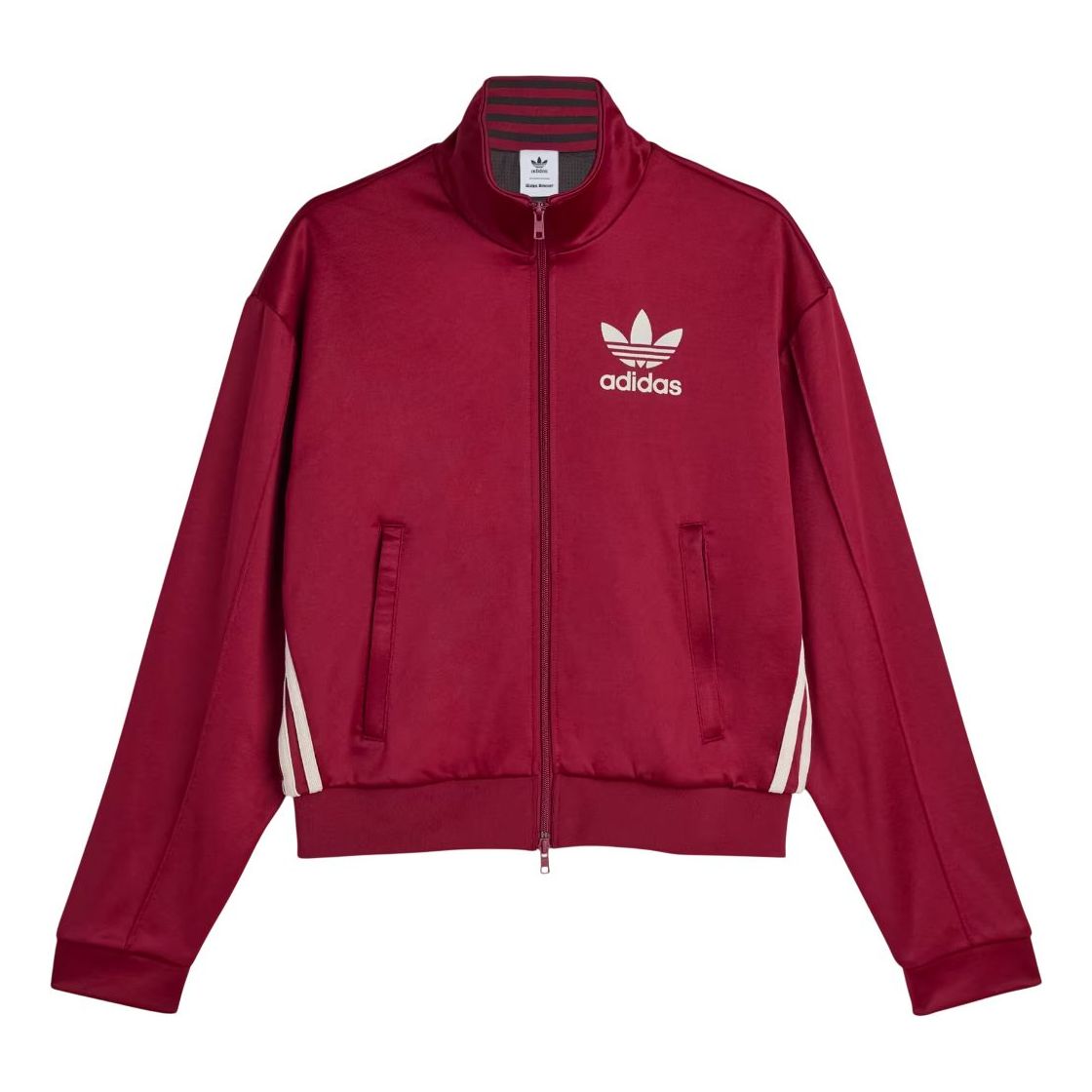 (WMNS) adidas x Wales Bonner Track Top 'Collegiate Burgundy' JJ2933