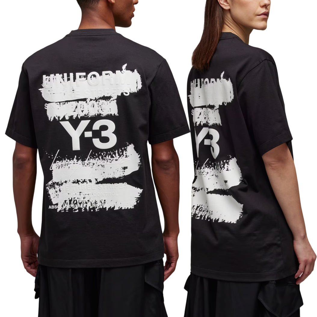 adidas Y-3 Graphic Short Sleeve T-Shirt 'Black' JN4879