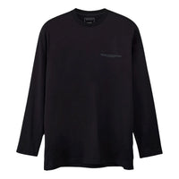 adidas Y-3 Logo Long Sleeve T-shirt 'Black' JE9280