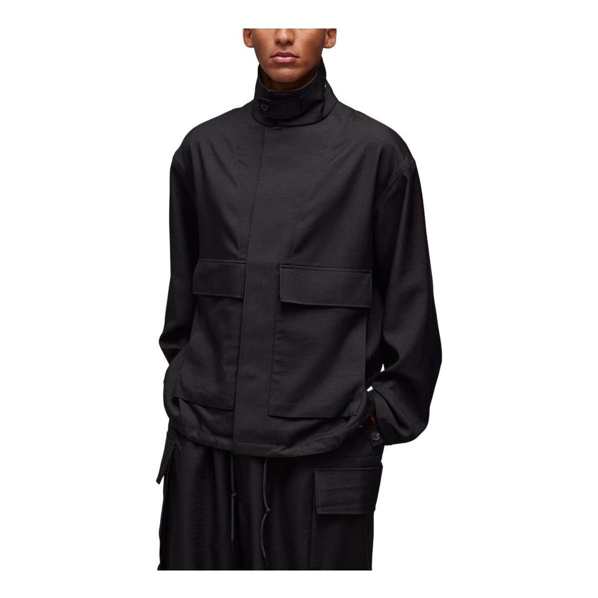 adidas Y-3 M Sport Uniform Patch Coach Jacket 'Black' JN3719