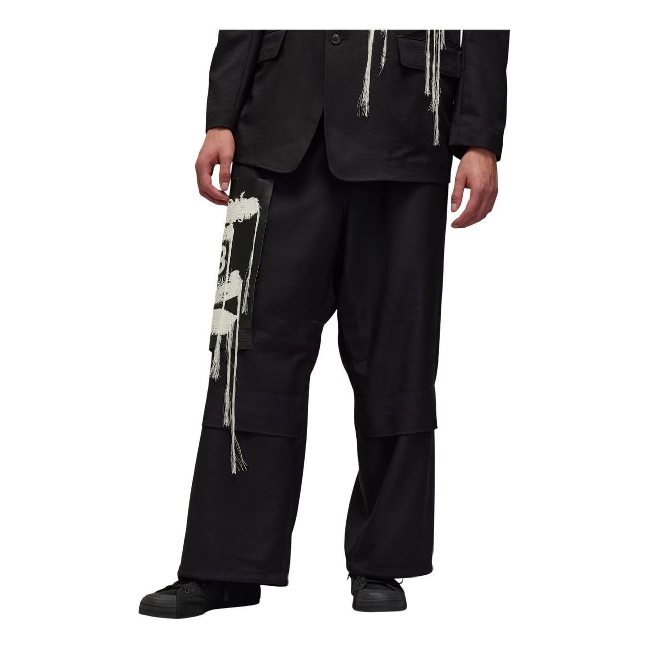 adidas Y-3 Sport Uniform Patch Trousers 'Black' JN3704