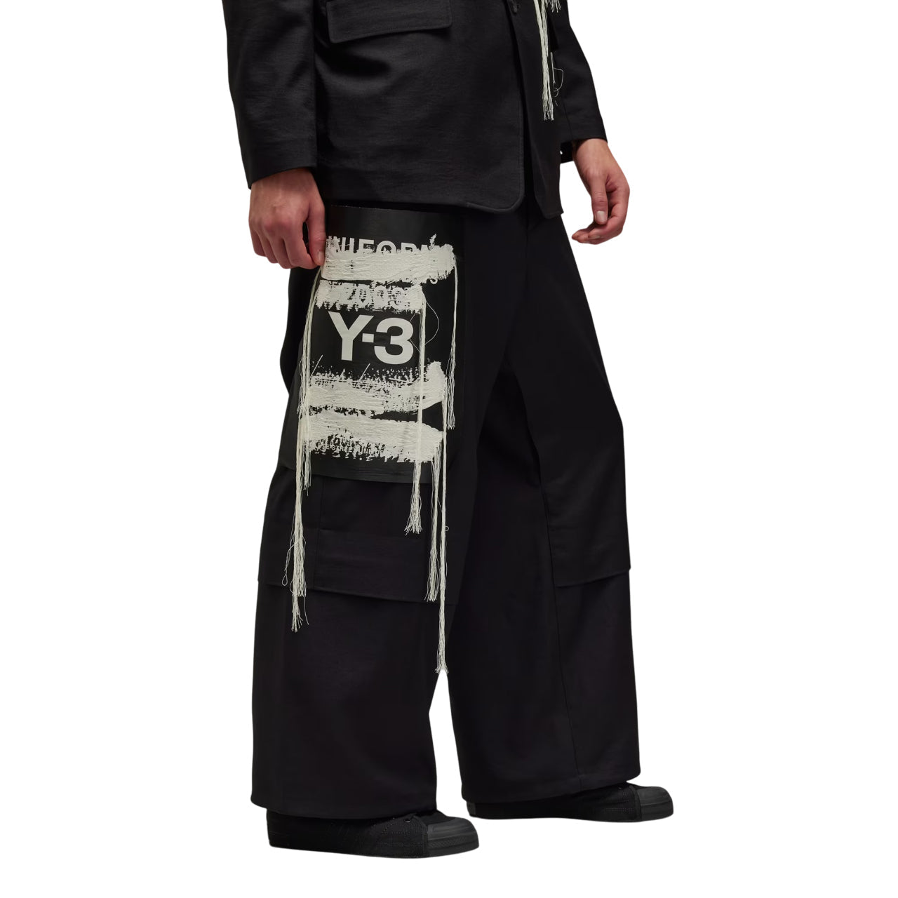 adidas Y-3 Sport Uniform Patch Trousers 'Black' JN3704