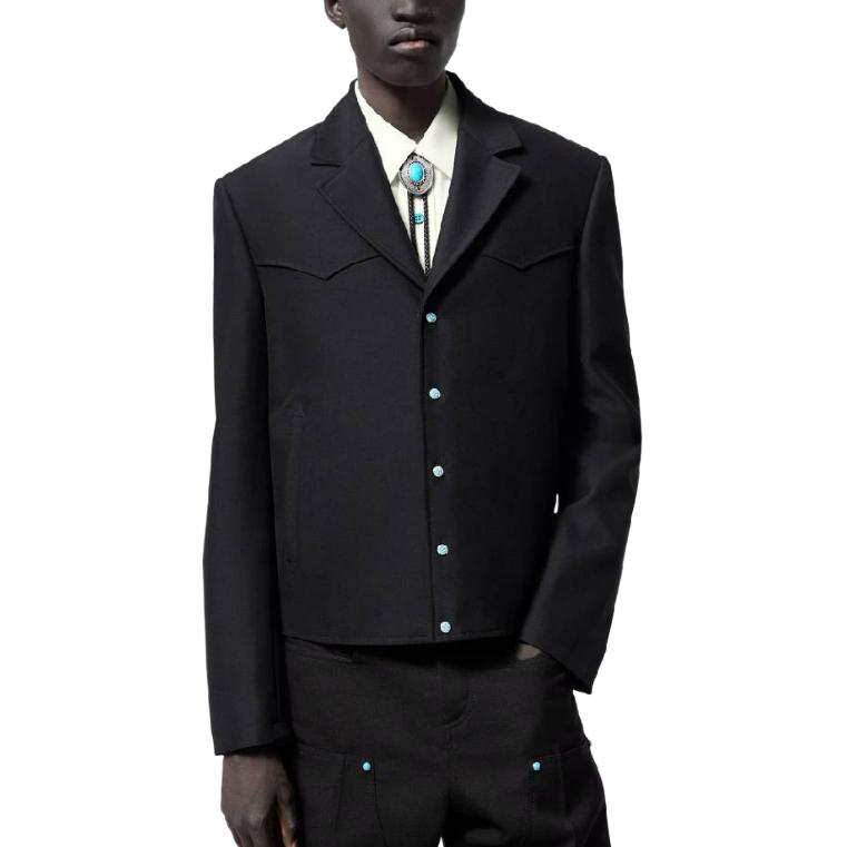 LOUIS VUITTON Western Cut Wool Jacket