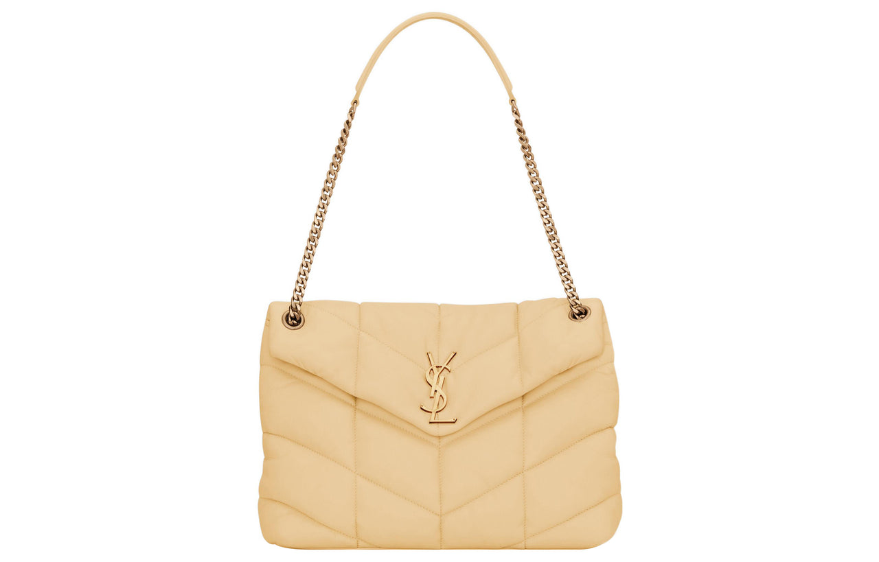 SAINT LAURENT LOULOU Sheepskin Crossbody Bag, Shoulder Bag Women's
