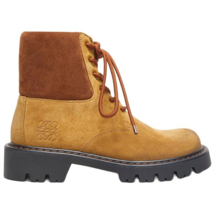 LOEWE Sierra Ankle Boots 3cm Women's Brown