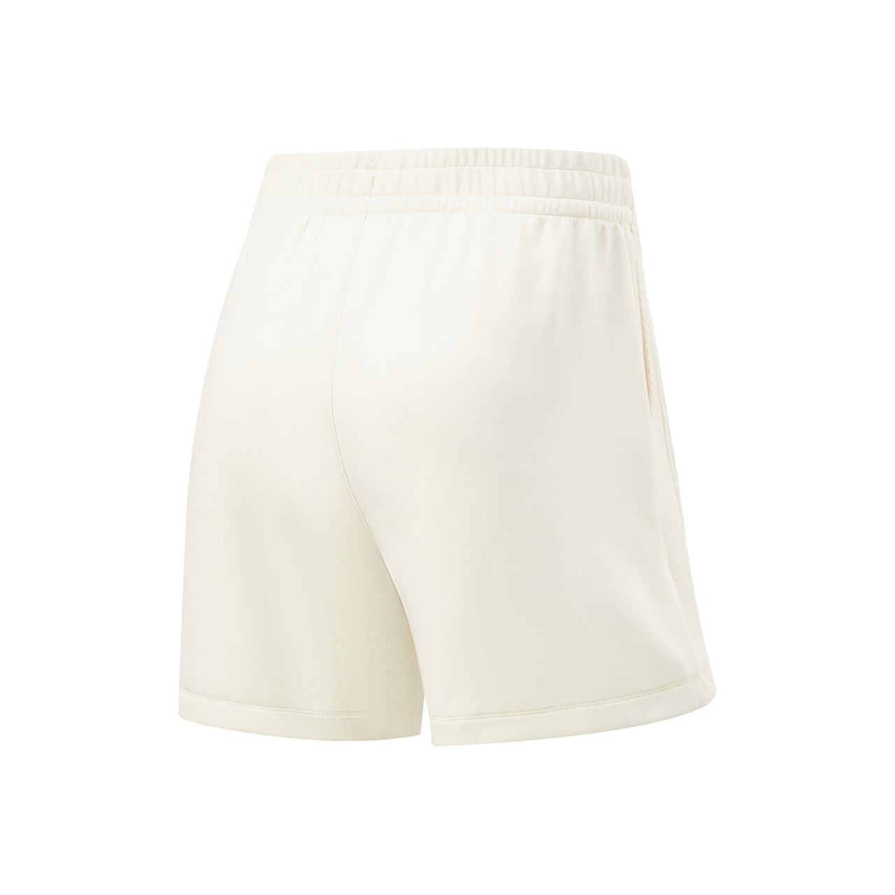 (WMNS) Li-Ning Training Series Logo Shorts 'Beige' AKSU016-5