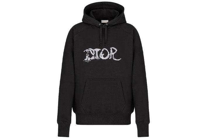 DIOR X Peter Doig Embroidered Logo Hooded Sweatshirt