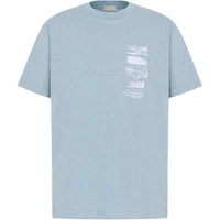 DIOR T-Shirts Men Blue