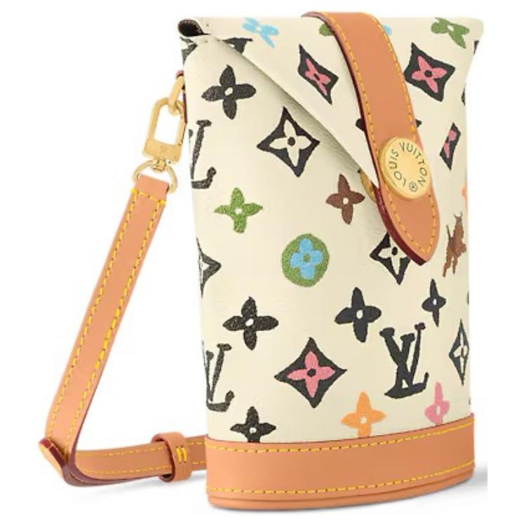 LOUIS VUITTON X TYLER Collaboration Leather Shoulder Bag Crossbody Bag Unisex Multicolor