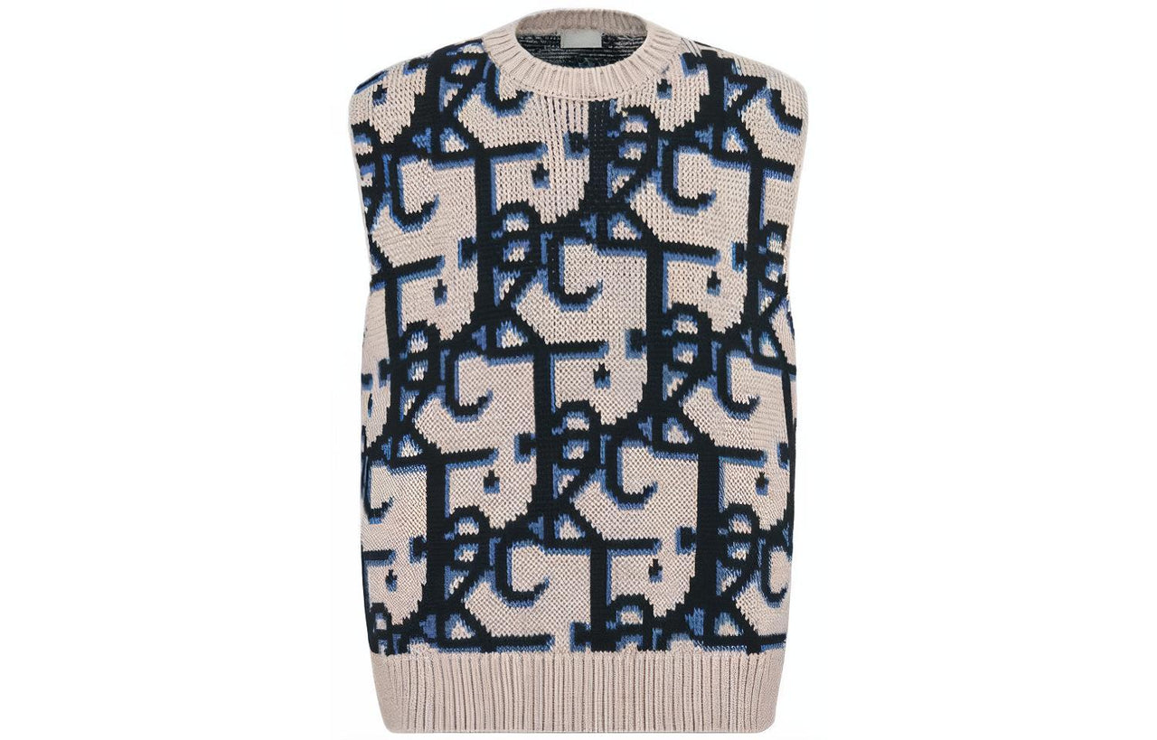 DIOR X Cactus Jack Oversized Sleeveless Sweater