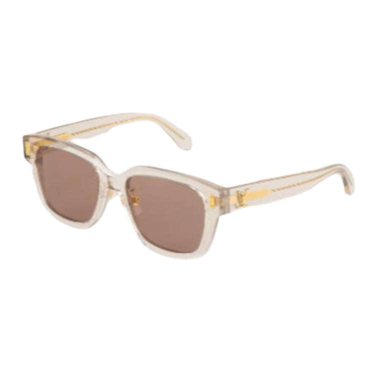LOUIS VUITTON Acetate Square Sunglasses Men's Brown