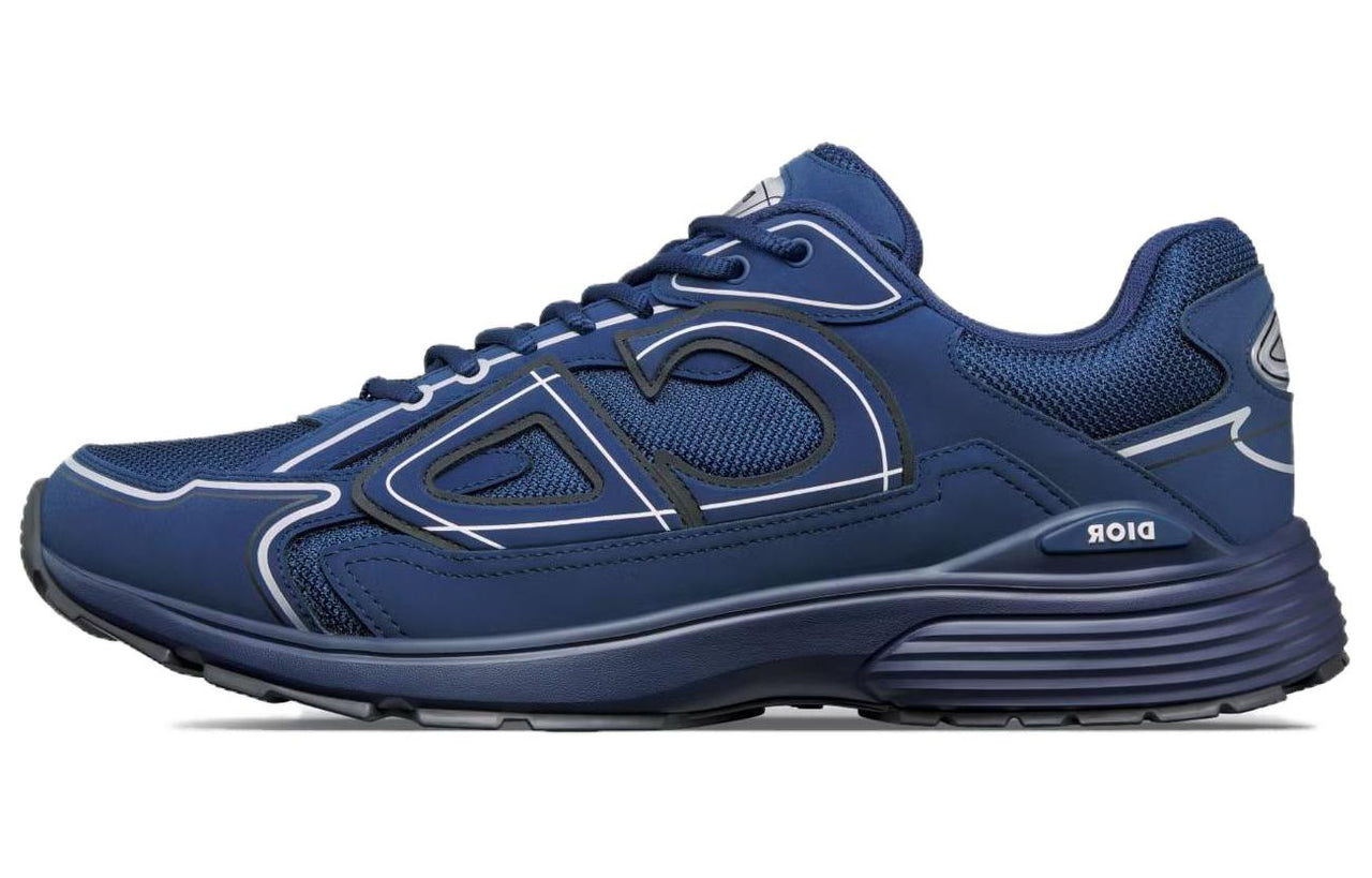 DIOR B30 CD Shoes Low Top Casual Shoes Men's Blue