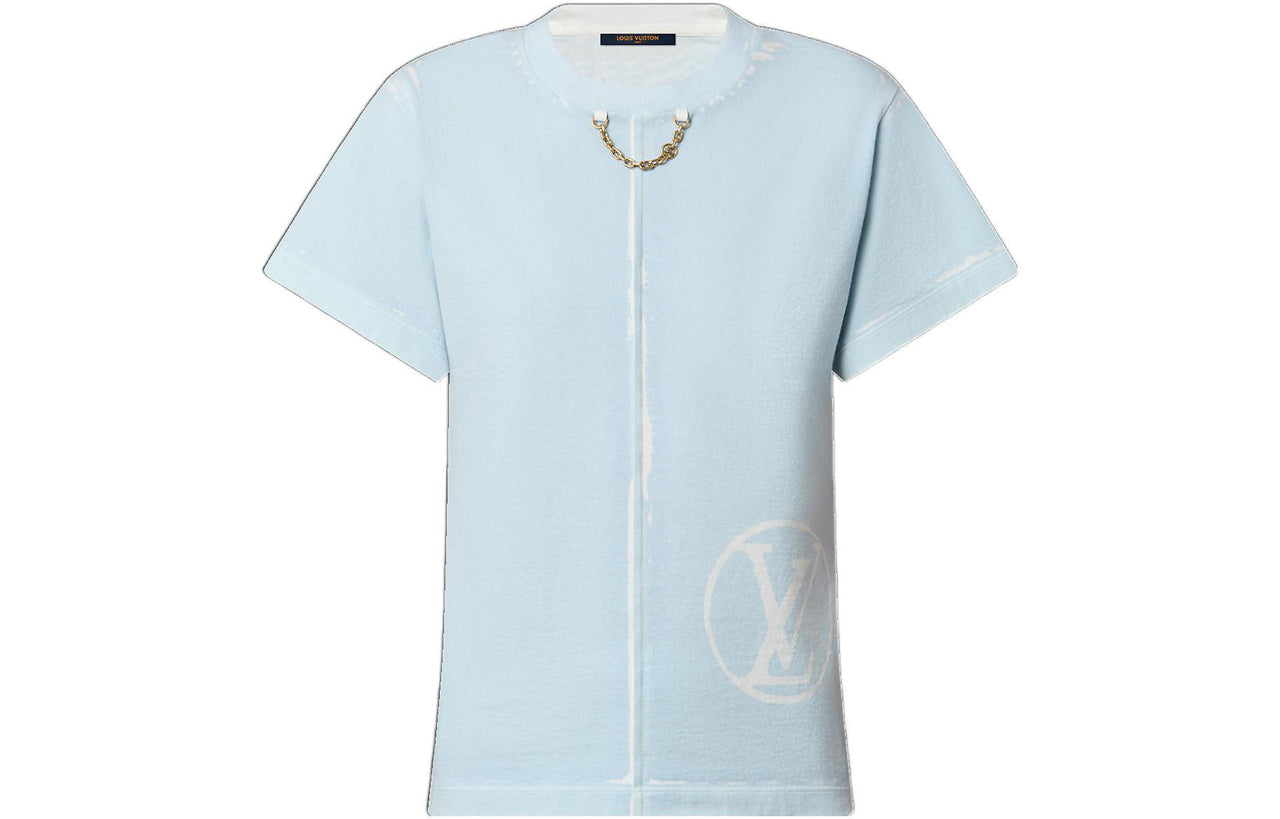 LOUIS VUITTON T-Shirt Women's Light Blue