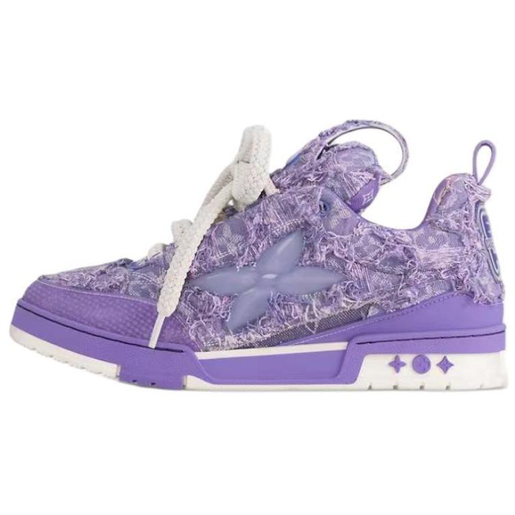 LOUIS VUITTON Skate Casual Shoes Men's Purple