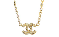 CHANEL Necklaces Unisex Gold