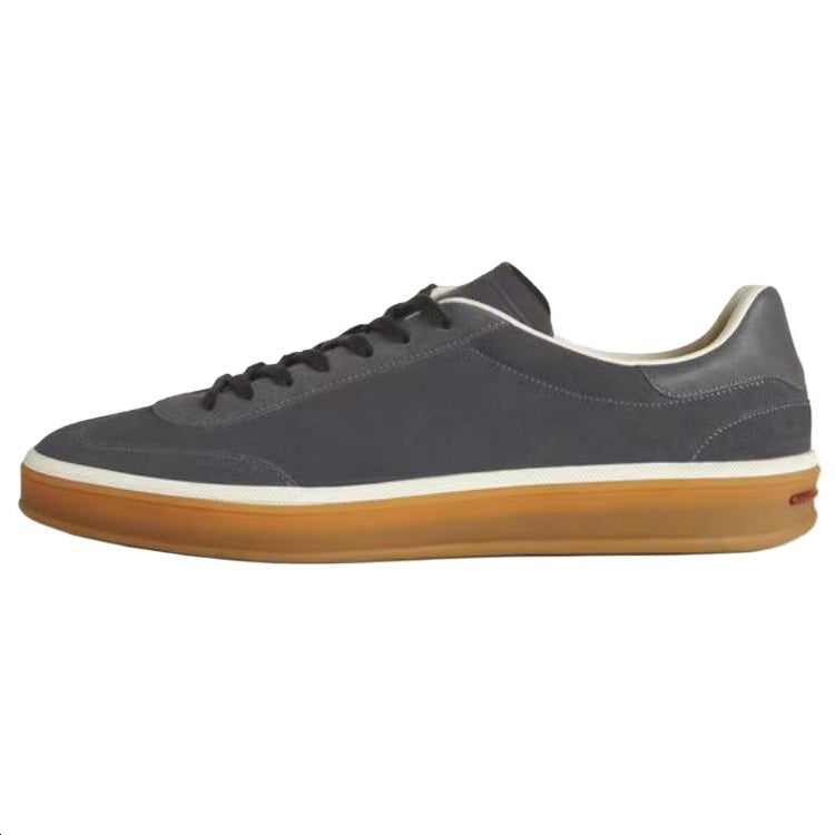 Loro Piana Low Top Skateboard Shoes Men's Warm Gray