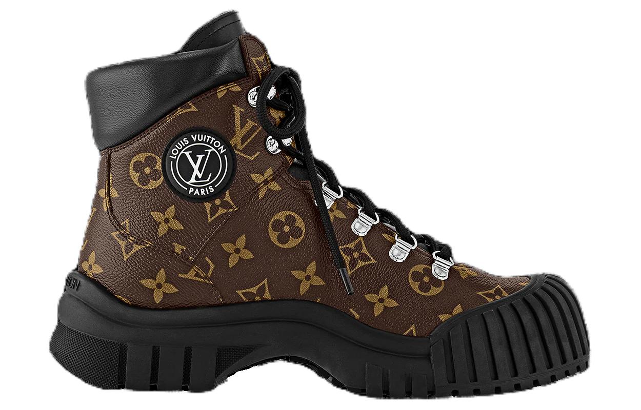 LOUIS VUITTON Ankle Boots Women's Brown