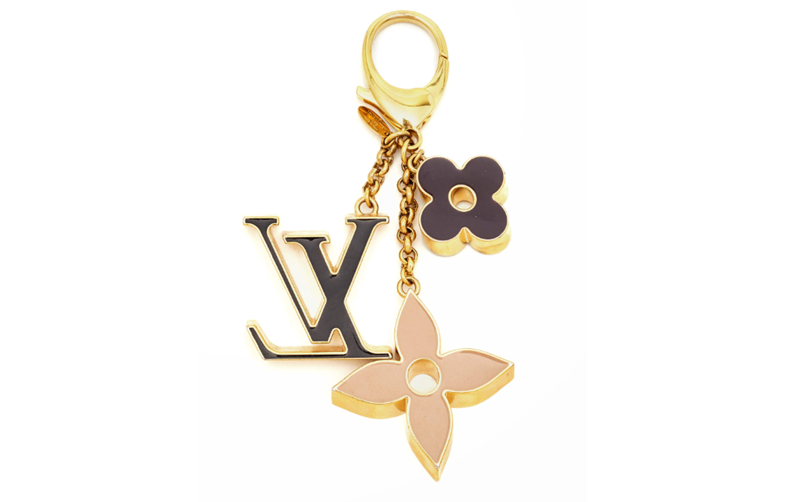 LOUIS VUITTON Fleur De Monogram Bag Charm