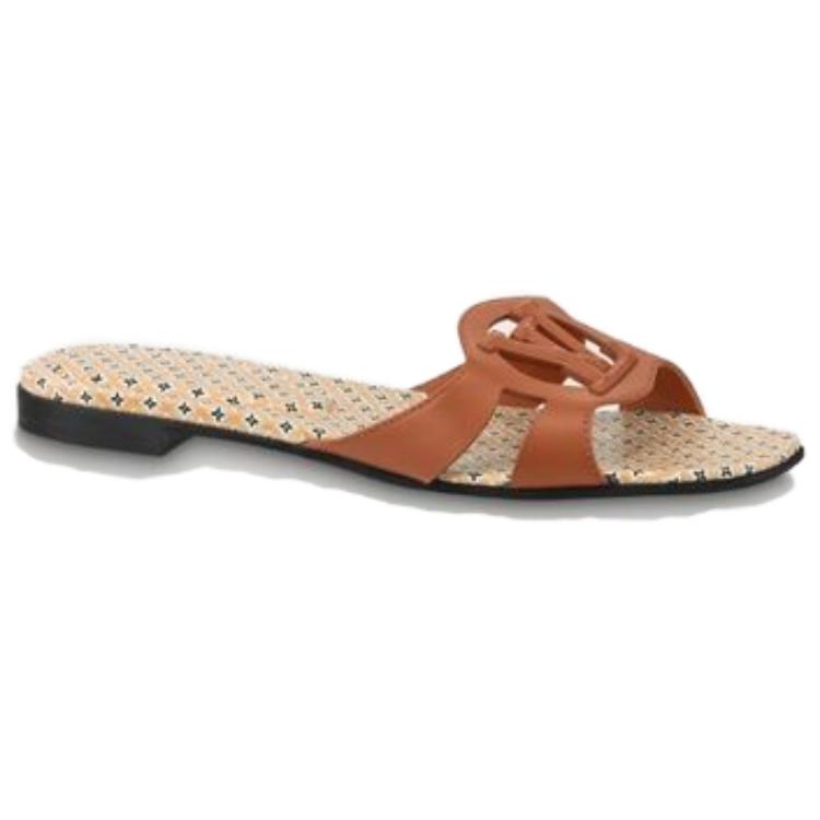 LOUIS VUITTON Isola Stylish Sandals Women's Brown
