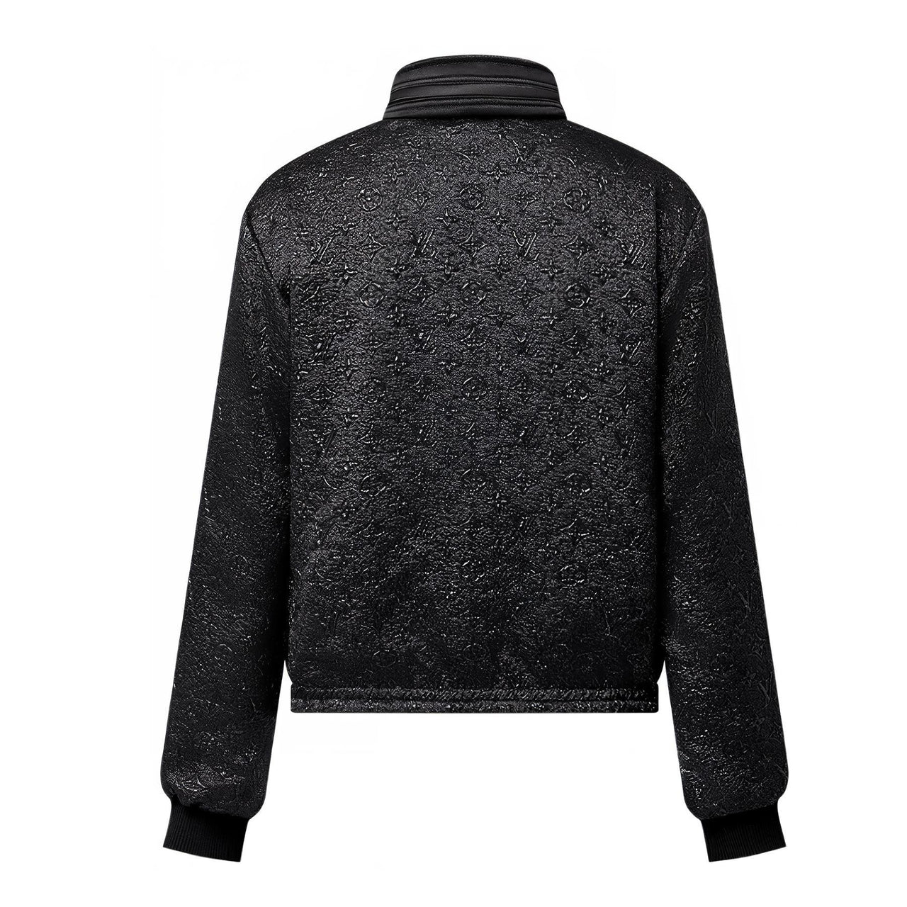 LOUIS VUITTON Monogram Jacquard Zip-Up Jacket