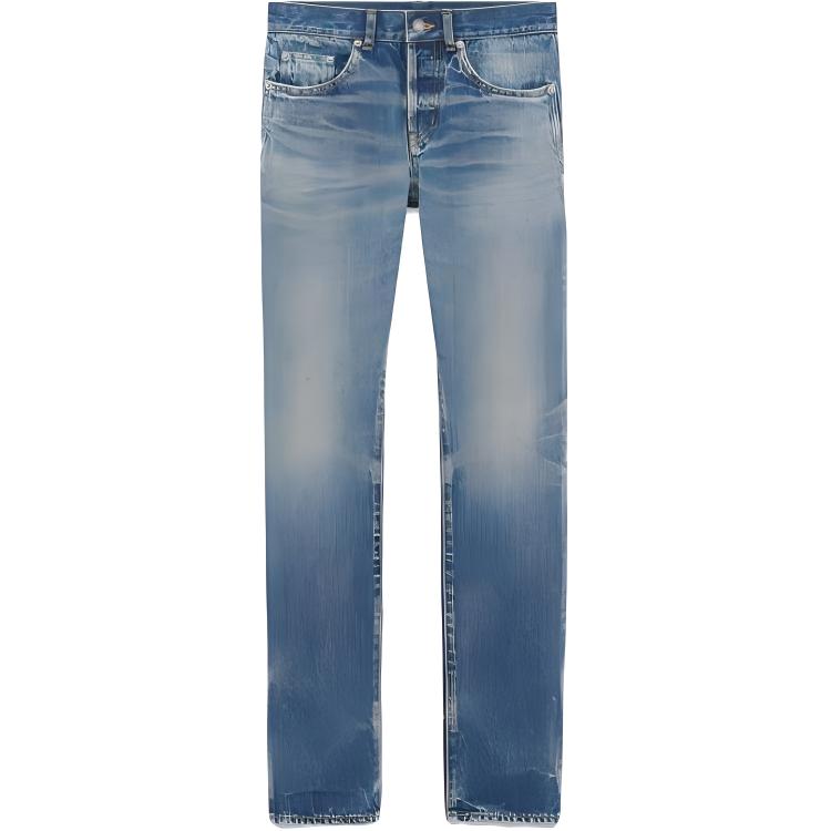 SAINT LAURENT Low-Rise Slim-Fit Jeans