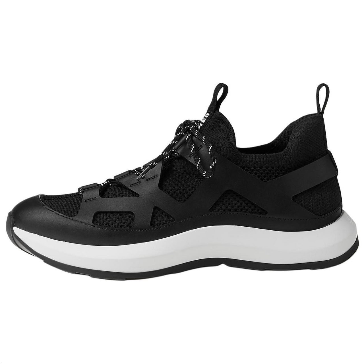 HERMES Katana Low-Top Casual Shoes Men's Black