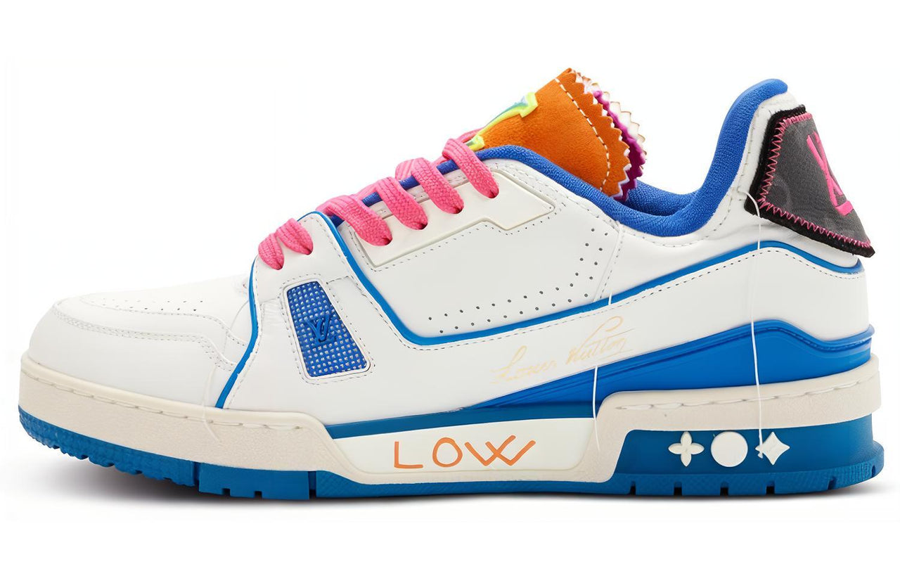 LOUIS VUITTON Trainers 'White Pink Blue For Saint Tropez'