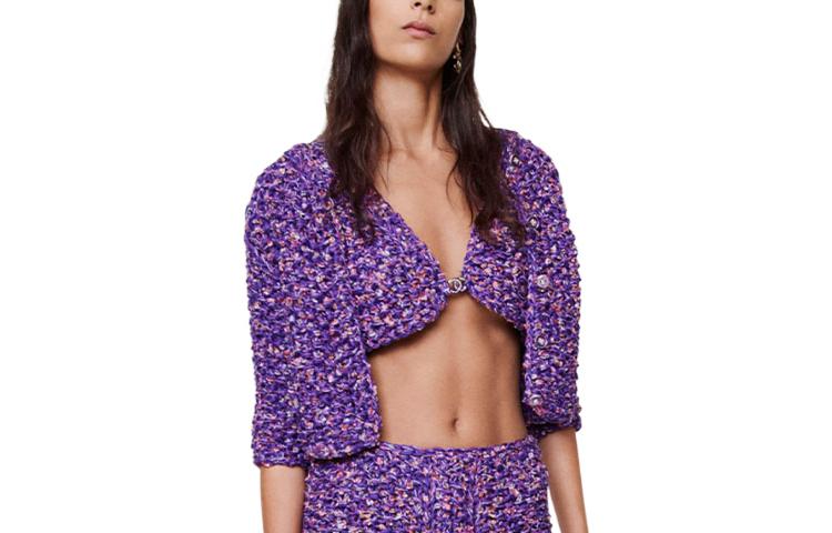 CHANEL SS22 Knitwear Women's Purple