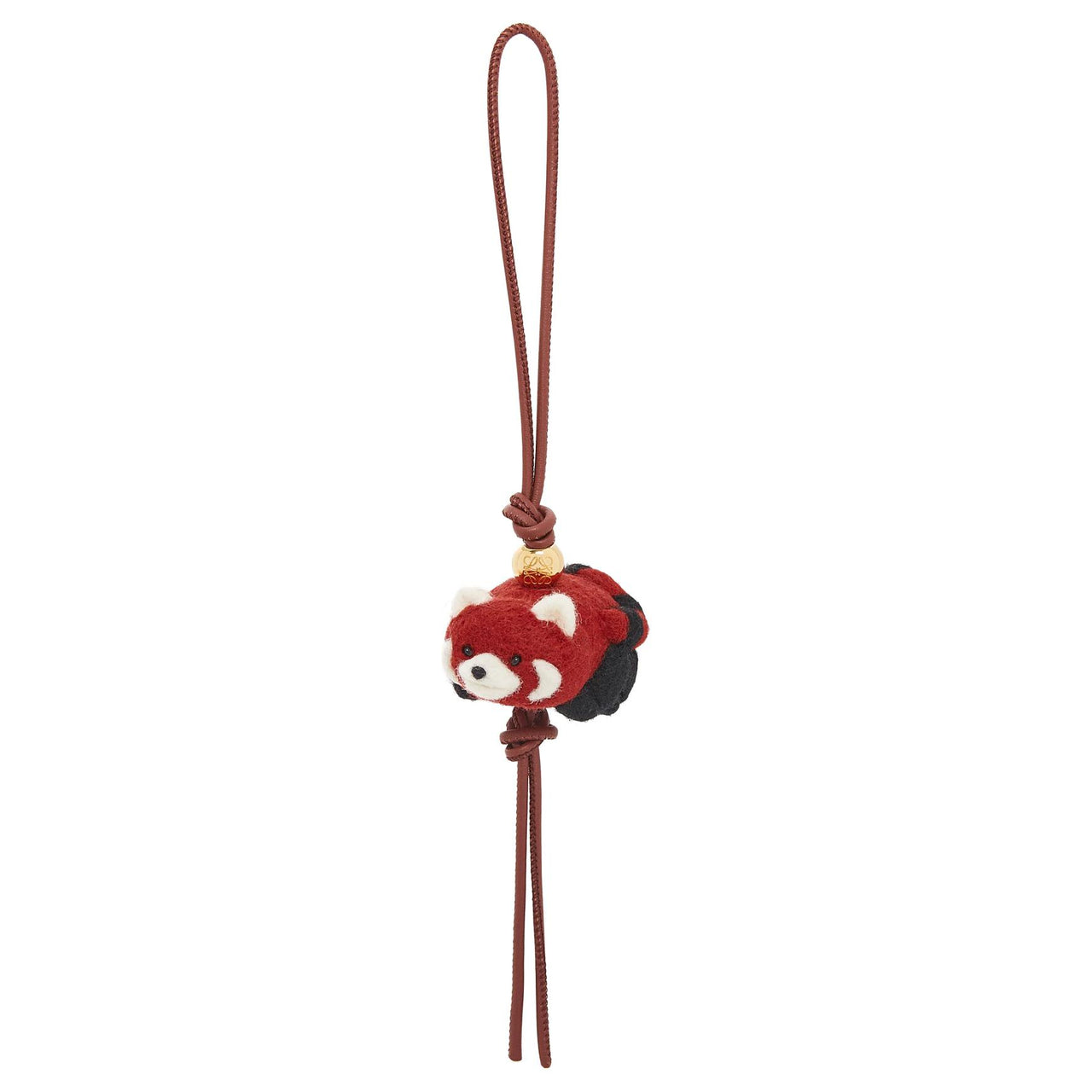 LOEWE Cow Leather Pendants Women's Dark Brown