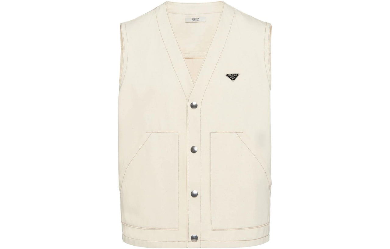 PRADA Vests Men Beige