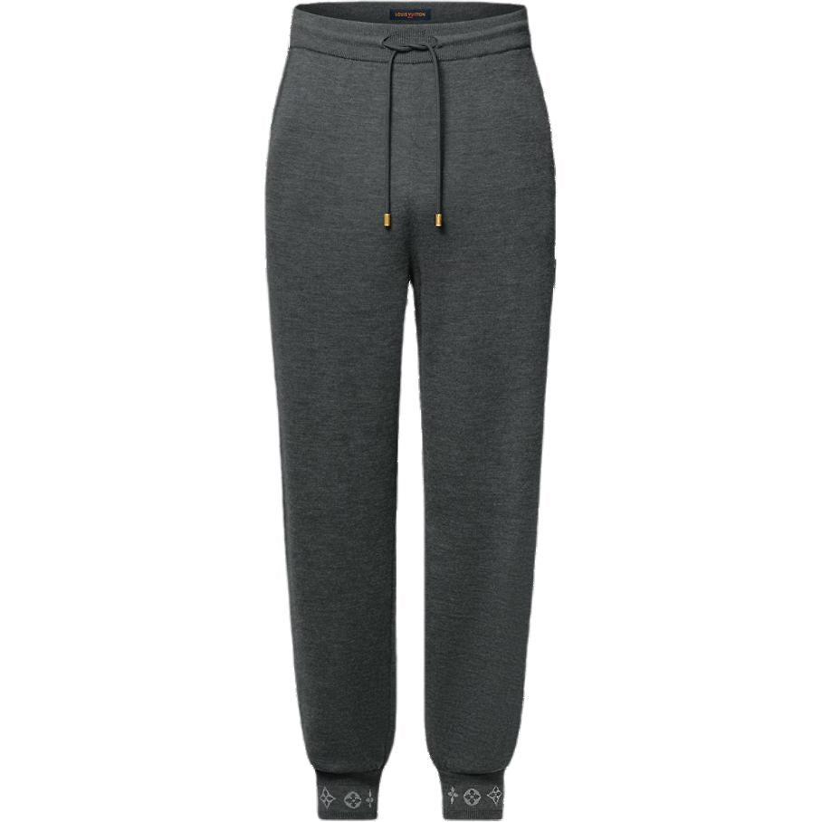 LOUIS VUITTON Double Face Knit Wool Travel Pants