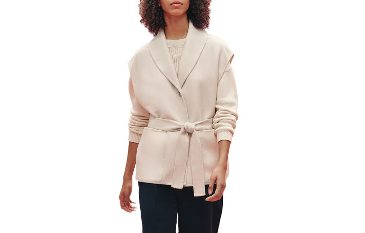 HERMES Vests Women's Ecru