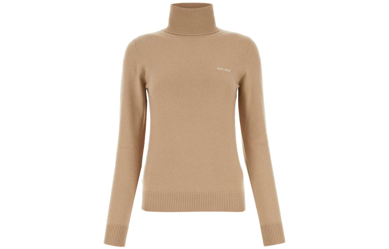 MIU MIU High Neck Knitted Jumper
