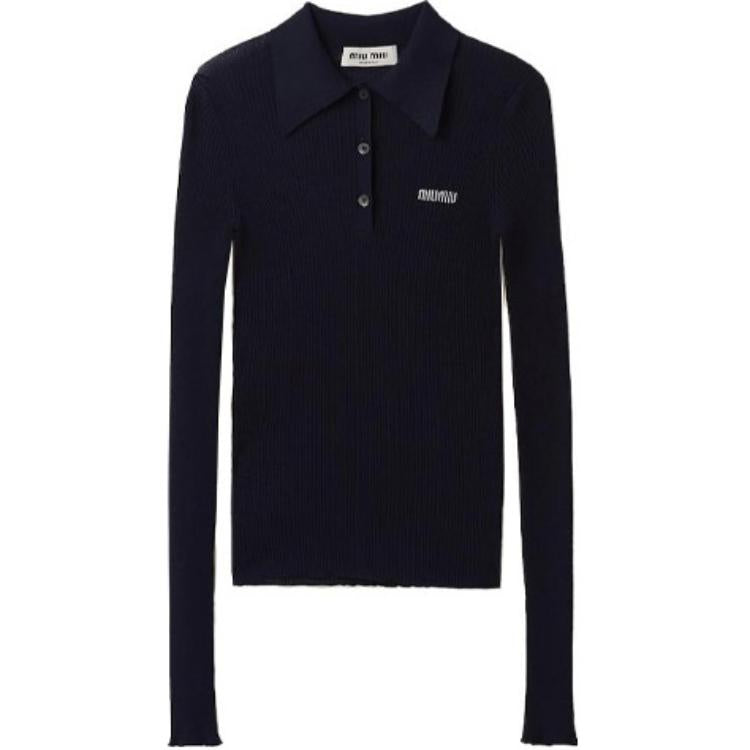 MIU MIU Cashmere Polo Shirt