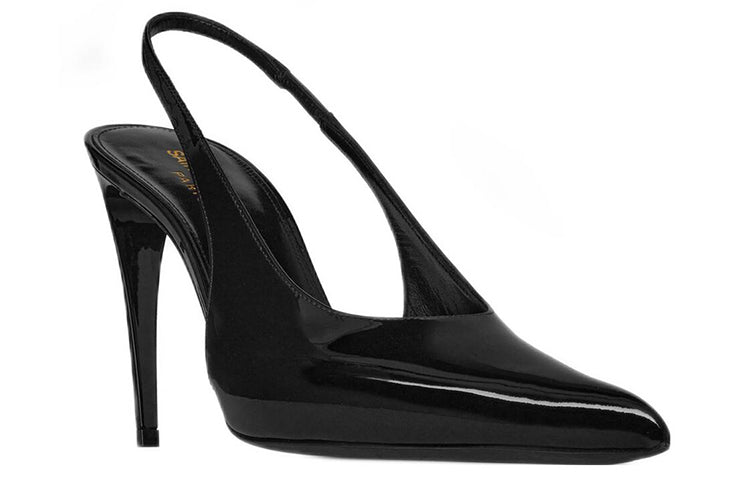SAINT LAURENT Pulp 90 Slim Heel High Heels 9cm Women's Black
