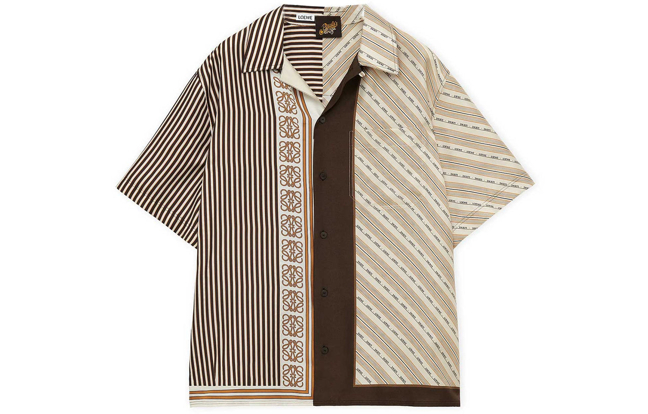 LOEWE Short Sleeve Shirt In Silk