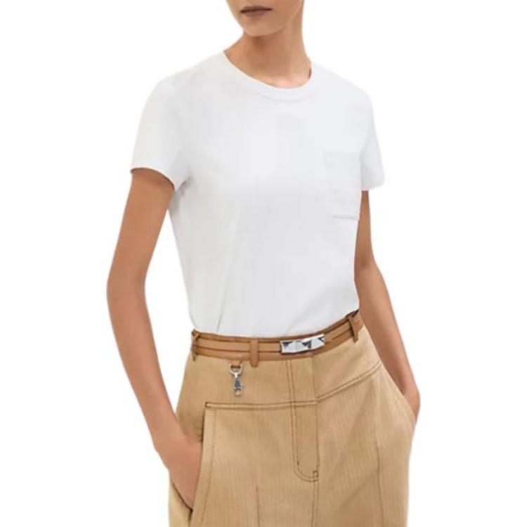 HERMES Regular T-Shirt Women's White