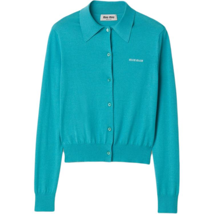 MIU MIU Cashmere Sweater Women's Turquoise