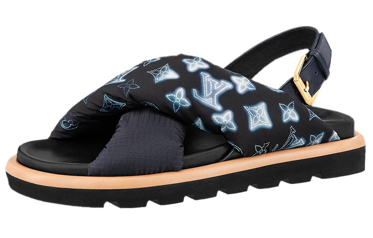 LOUIS VUITTON Beach Sandals Women's Blue