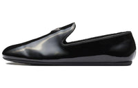 PRADA Triangle-logo Patent-finish Loafers