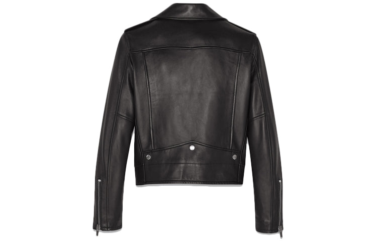 SAINT LAURENT Nappa Leather Biker Jacket