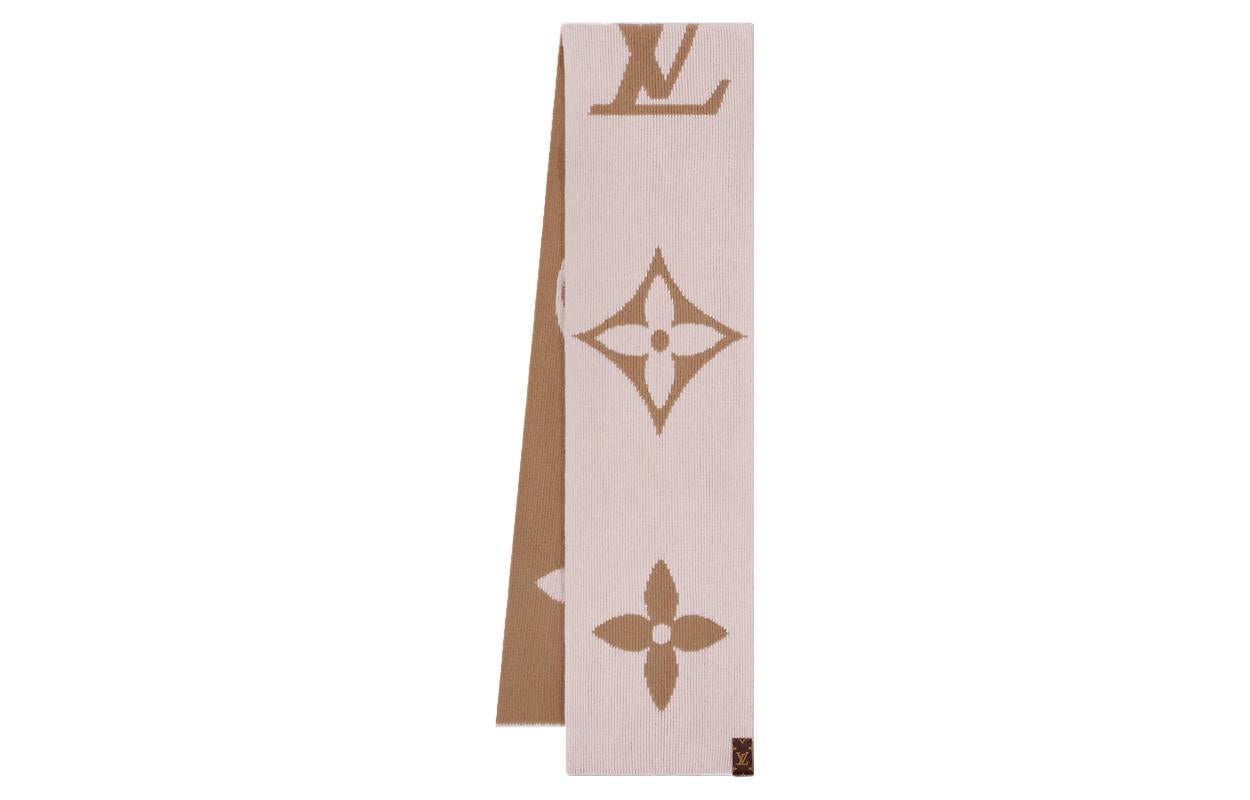 LOUIS VUITTON Lv Medallion Knit Scarf