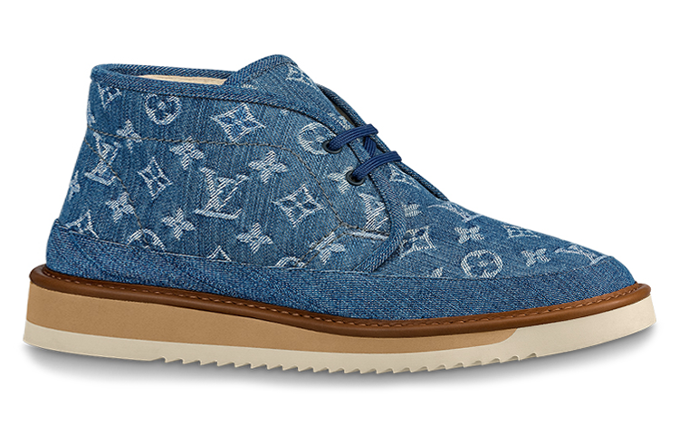 LOUIS VUITTON x Nigo Cosy Ankle Boots 'Denim Monogram' 1A81GM